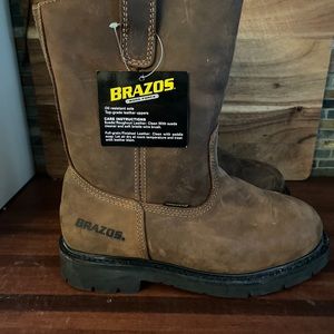 Bravos men’s deadbolt boots, waterproof leather sz 8.5D new with tags